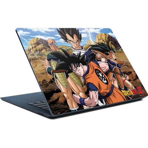 Dragon Ball Z Goku Versus Saiyans Surface Laptop Skin