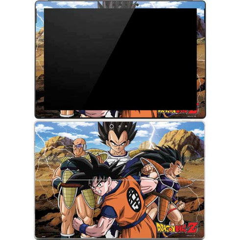 Dragon Ball Z Goku Versus Saiyans Surface Pro 4 Skin