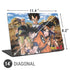 Dragon Ball Z Goku Versus Saiyans Universal Laptop 14in (11.4 x 8.2in) Skin