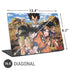 Dragon Ball Z Goku Versus Saiyans Universal Laptop 16.6in (13.4 x 9.7in) Skin