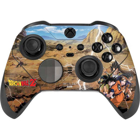 Dragon Ball Z Goku Versus Saiyans Xbox Elite Wireless Controller Series 2 Skin