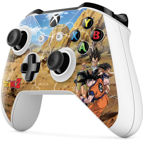 Dragon Ball Z Goku Versus Saiyans Xbox One S Controller Skin