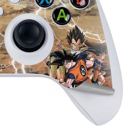 Dragon Ball Z Goku Versus Saiyans Xbox Series S Controller Skin
