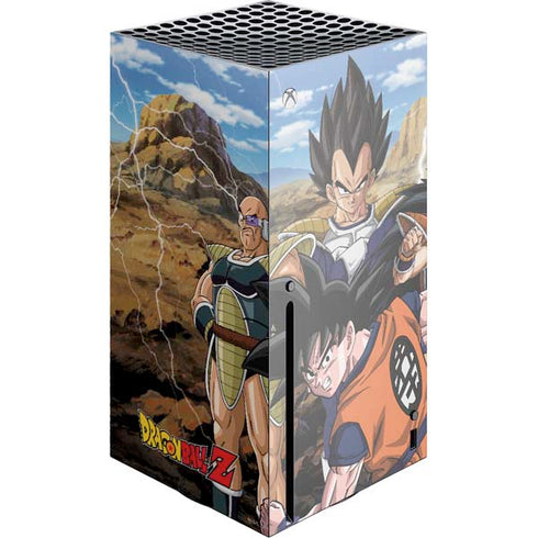 Dragon Ball Z Goku Versus Saiyans Xbox Series X Console Skin