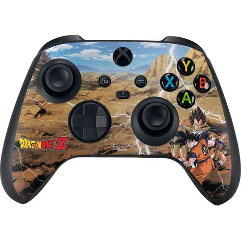 Dragon Ball Z Goku Versus Saiyans Xbox Series X Controller Skin