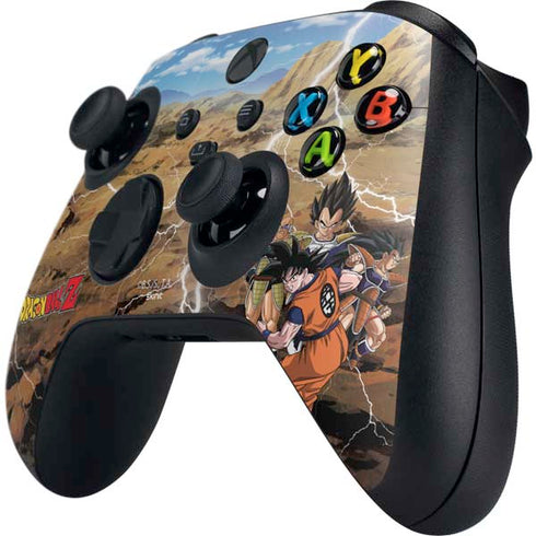 Dragon Ball Z Goku Versus Saiyans Xbox Series X Controller Skin