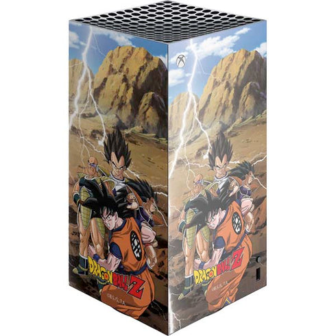 Dragon Ball Z Goku Versus Saiyans XBox Series X Digital Edition Console Skin