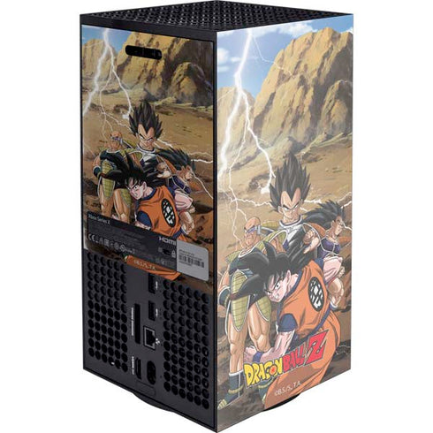 Dragon Ball Z Goku Versus Saiyans XBox Series X Digital Edition Console Skin