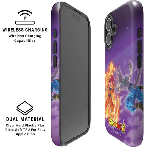 Dragon Ball Super Goku vs Beerus iPhone 16 Magsafe Impact Case