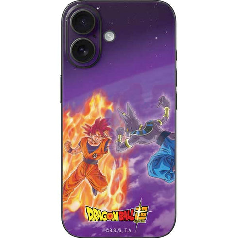 Dragon Ball Super Goku vs Beerus iPhone 16 Skin