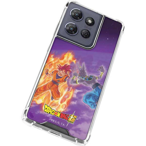 Dragon Ball Super Goku vs Beerus Moto G 5G (2025) Clear Case