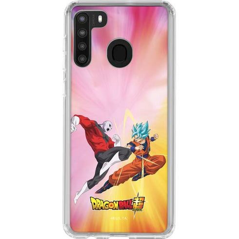 Dragon Ball Super Goku vs Jiren Fate of the Universe Galaxy A21 Clear Case