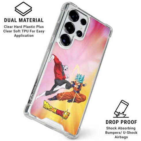 Dragon Ball Super Goku vs Jiren Fate of the Universe Galaxy S25 Ultra Clear Case