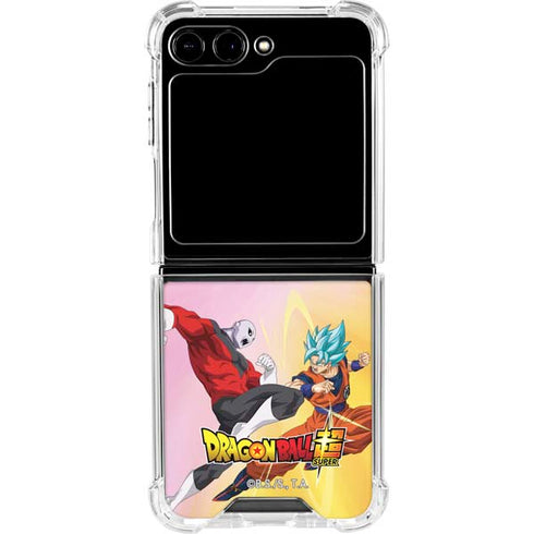Dragon Ball Super Goku vs Jiren Fate of the Universe Galaxy Z Flip6 Clear Case