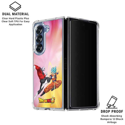 Dragon Ball Super Goku vs Jiren Fate of the Universe Galaxy Z Fold7 Clear Case