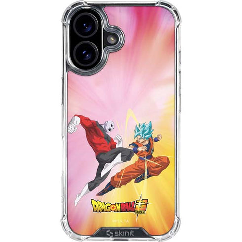 Dragon Ball Super Goku vs Jiren Fate of the Universe iPhone 16 Plus Clear Case