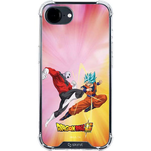 Dragon Ball Super Goku vs Jiren Fate of the Universe iPhone 16e Clear Case