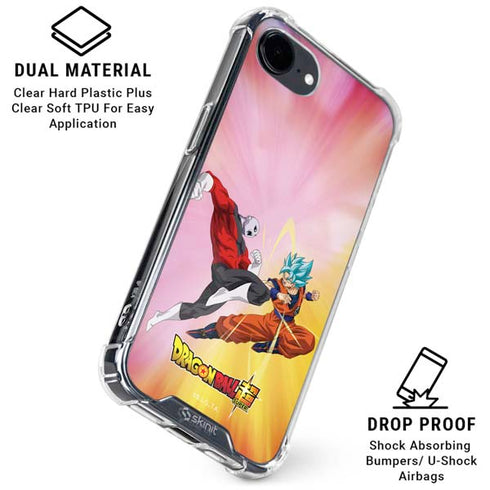 Dragon Ball Super Goku vs Jiren Fate of the Universe iPhone 16e Clear Case