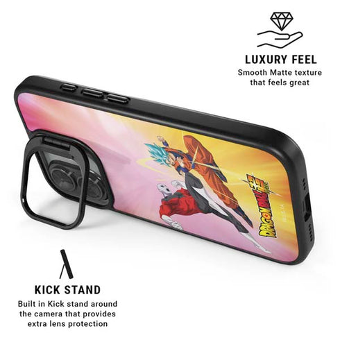 Dragon Ball Super Goku vs Jiren Fate of the Universe iPhone 17 Kickstand Case