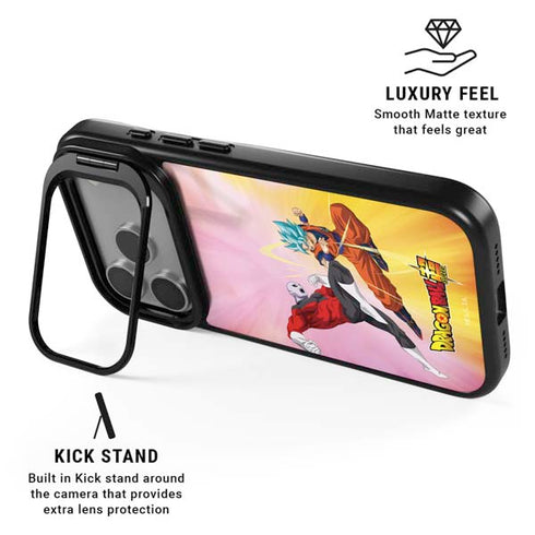 Dragon Ball Super Goku vs Jiren Fate of the Universe iPhone 17 Pro Max Kickstand Case