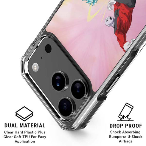 Dragon Ball Super Goku vs Jiren Fate of the Universe iPhone 18 Pro Clear Case