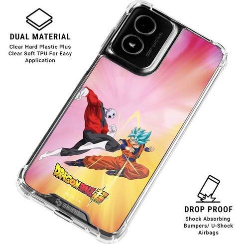 Dragon Ball Super Goku vs Jiren Fate of the Universe Moto G Power 5G (2024) Clear Case