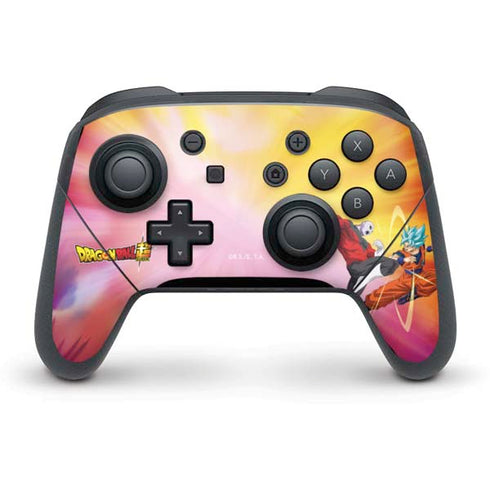 Dragon Ball Super Goku vs Jiren Fate of the Universe Nintendo Switch Pro Controller Skin