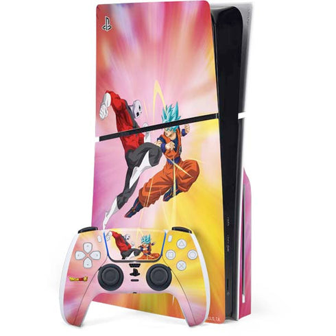 Dragon Ball Super Goku vs Jiren Fate of the Universe PS5 Slim Disk Bundle Skin