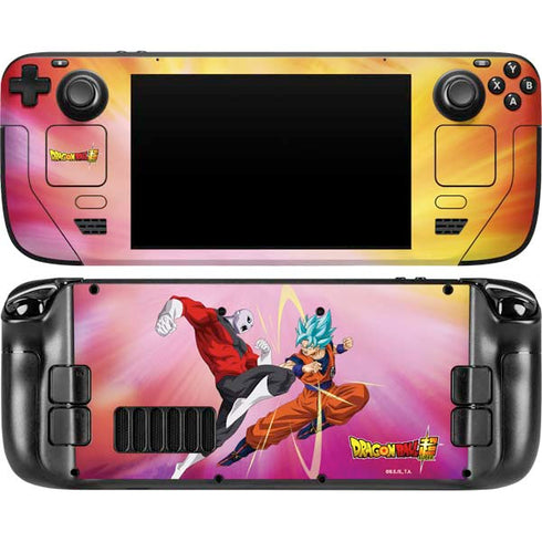 Dragon Ball Super Goku vs Jiren Fate of the Universe Steam Deck Handheld Gaming Computer Skin