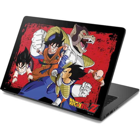 Dragon Ball Z Goku Vs Vegeta Dell Chromebook Skin
