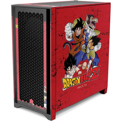 Dragon Ball Z Goku Vs Vegeta Corsair 4000D Tempered Glass Mid-Tower ATX Case Skin
