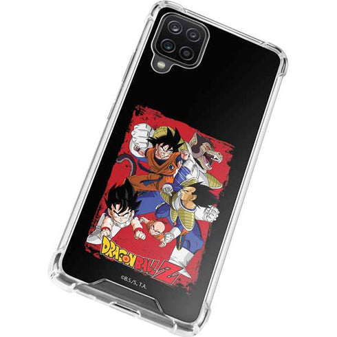 Dragon Ball Z Goku Vs Vegeta Galaxy A12 Clear Case