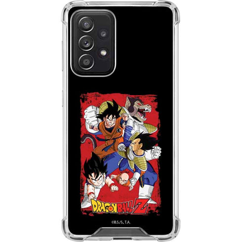 Dragon Ball Z Goku Vs Vegeta Galaxy A52 5G Clear Case