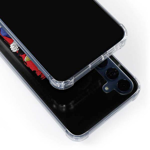 Dragon Ball Z Goku Vs Vegeta Galaxy A55 5G Clear Case