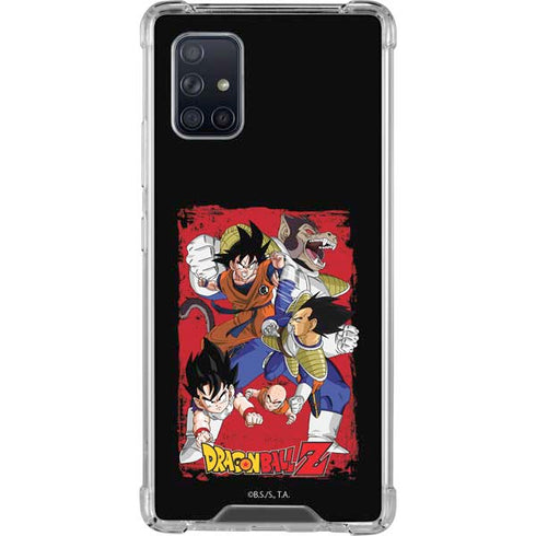 Dragon Ball Z Goku Vs Vegeta Galaxy A71 5G Clear Case