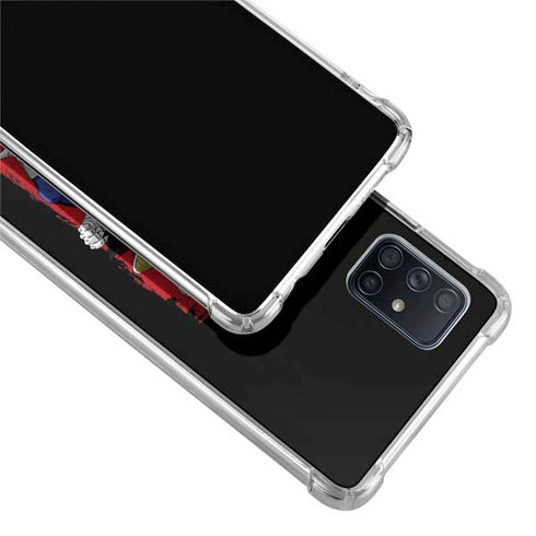 Dragon Ball Z Goku Vs Vegeta Galaxy A71 5G Clear Case