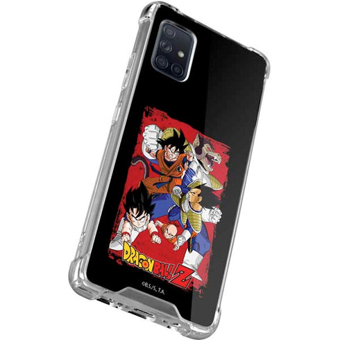 Dragon Ball Z Goku Vs Vegeta Galaxy A71 5G Clear Case