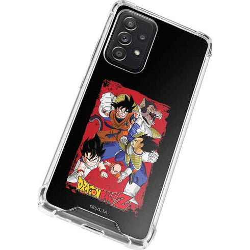 Dragon Ball Z Goku Vs Vegeta Galaxy A72 5G Clear Case