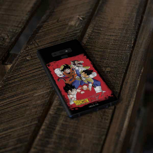 Dragon Ball Z Goku Vs Vegeta Galaxy Note 9 Skin