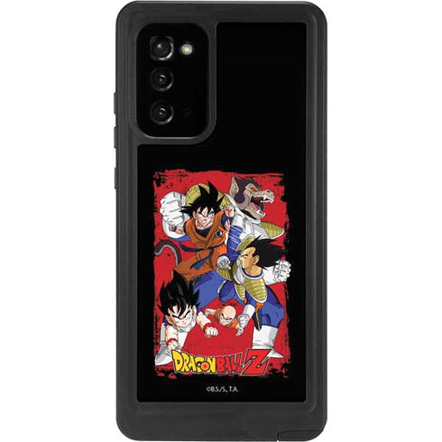Dragon Ball Z Goku Vs Vegeta Galaxy Note20 5G Waterproof Case