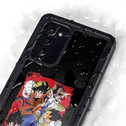 Dragon Ball Z Goku Vs Vegeta Galaxy Note20 5G Waterproof Case