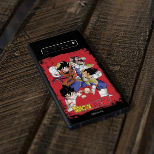 Dragon Ball Z Goku Vs Vegeta Galaxy S10 Plus Skin
