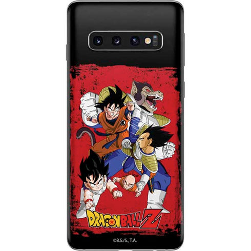 Dragon Ball Z Goku Vs Vegeta Galaxy S10 Skin