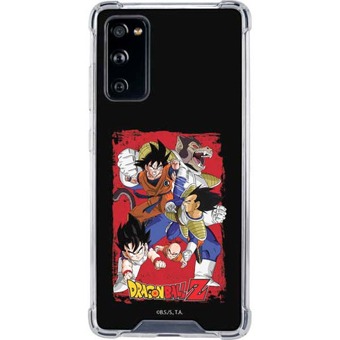 Dragon Ball Z Goku Vs Vegeta Galaxy S20 FE Clear Case