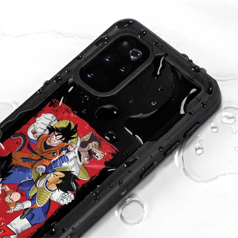 Dragon Ball Z Goku Vs Vegeta Galaxy S20 Plus Waterproof Case