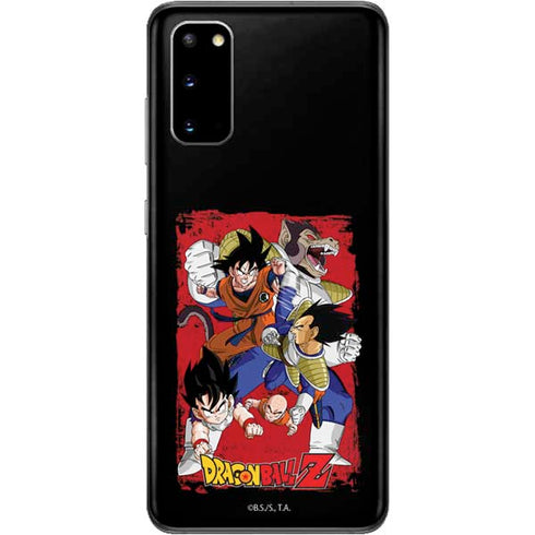 Dragon Ball Z Goku Vs Vegeta Galaxy S20 Skin
