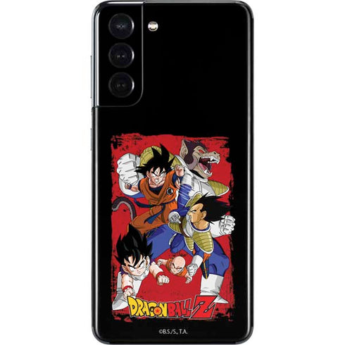 Dragon Ball Z Goku Vs Vegeta Galaxy S21 5G Skin