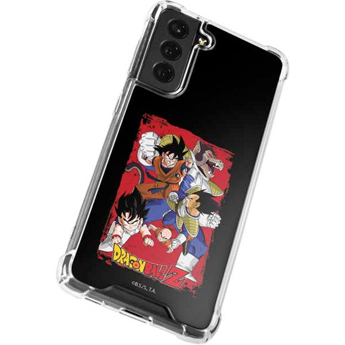 Dragon Ball Z Goku Vs Vegeta Galaxy S21 FE Clear Case