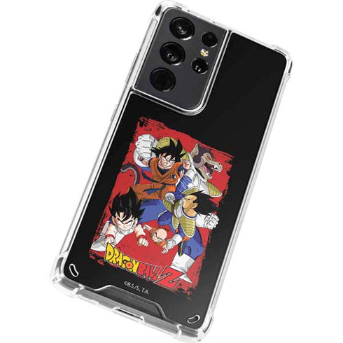 Dragon Ball Z Goku Vs Vegeta Galaxy S21 Ultra 5G Clear Case