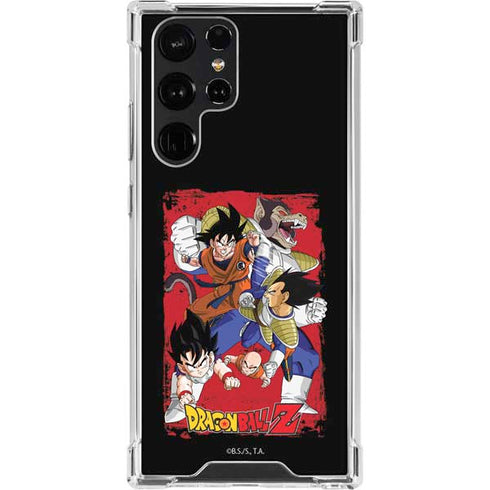 Dragon Ball Z Goku Vs Vegeta Galaxy S23 Ultra Clear Case